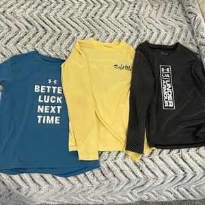 Youth XS boys lot (3) of Under Armour and Salt Life shirt